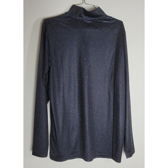 Blue Man Group Las Vegas Paint Splatter SZ Medium 1/4 Zip Sweatshirt Fleece NWT - Picture 7 of 7